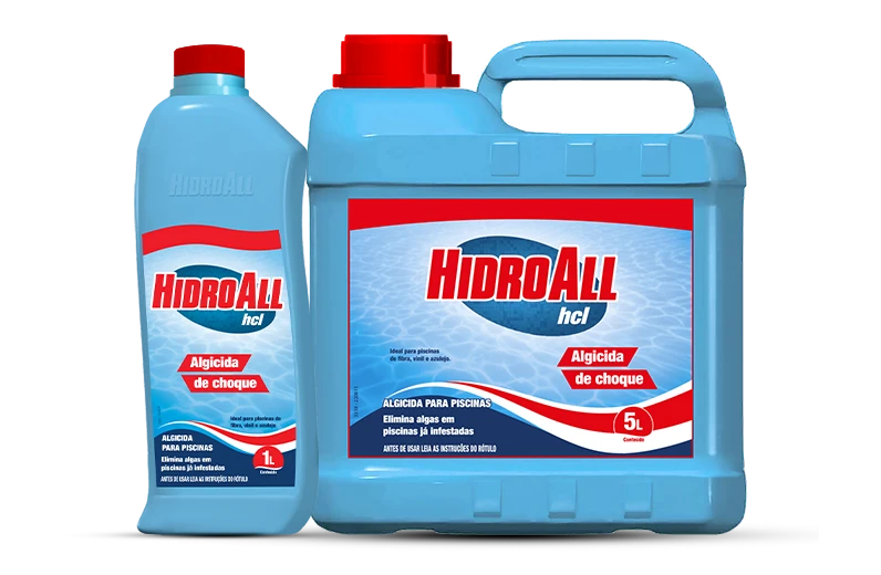 Embalagens HCL Algicida de choque