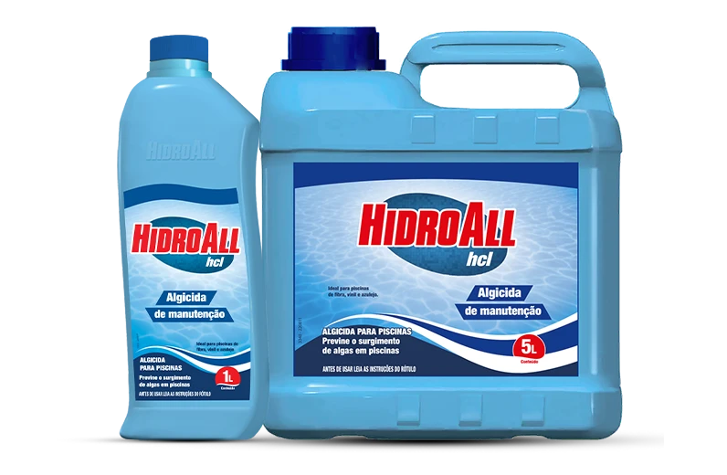 Embalagens HCL Algicida de manutenção