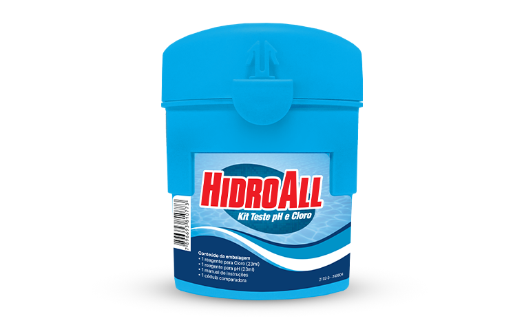 Kit Teste pH e Cloro Hidroall