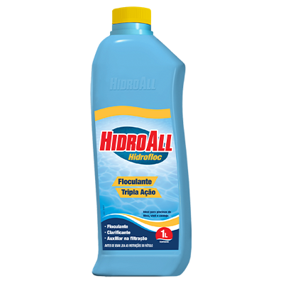 Hidrofloc Hidroall - Floculante Tripla Ação