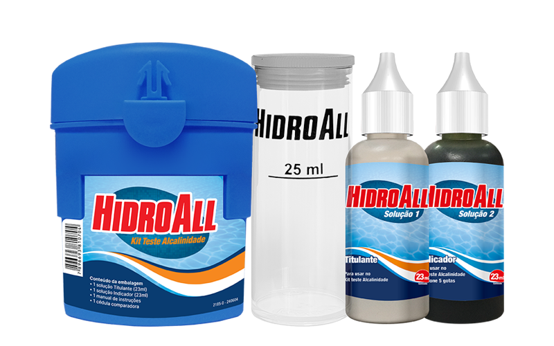 Kit Teste Alcalinidade Hidroall